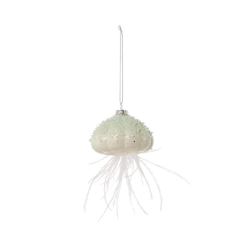Whimsical Green Jellyfish