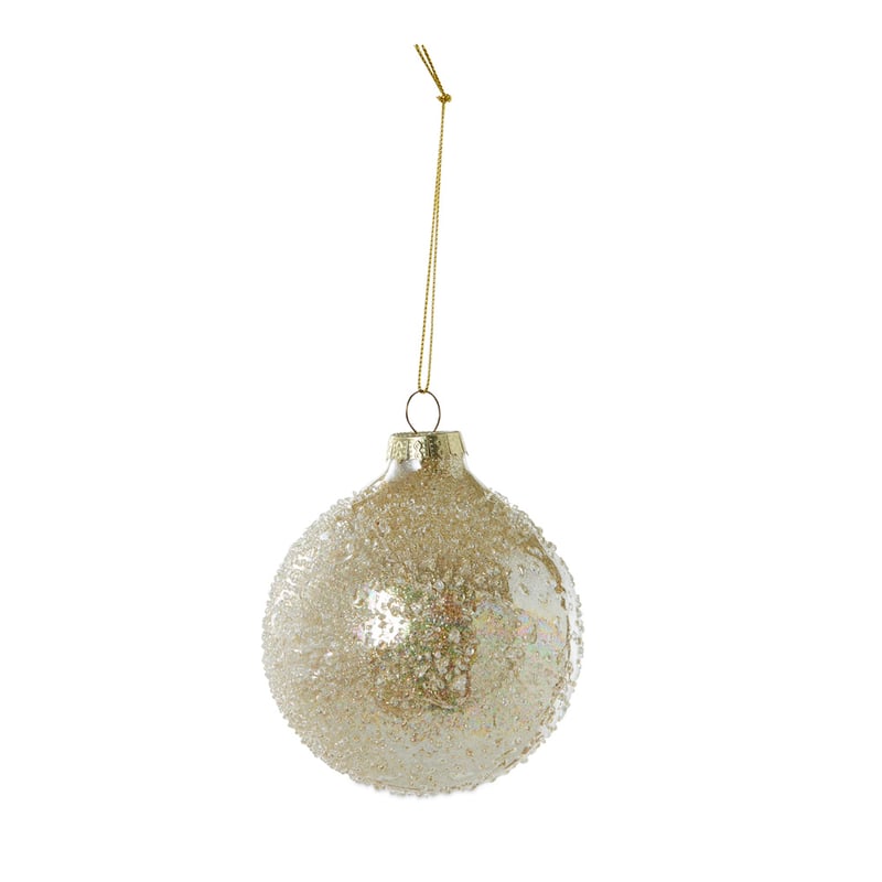 Luxe Gold Rainbow Glass Bauble