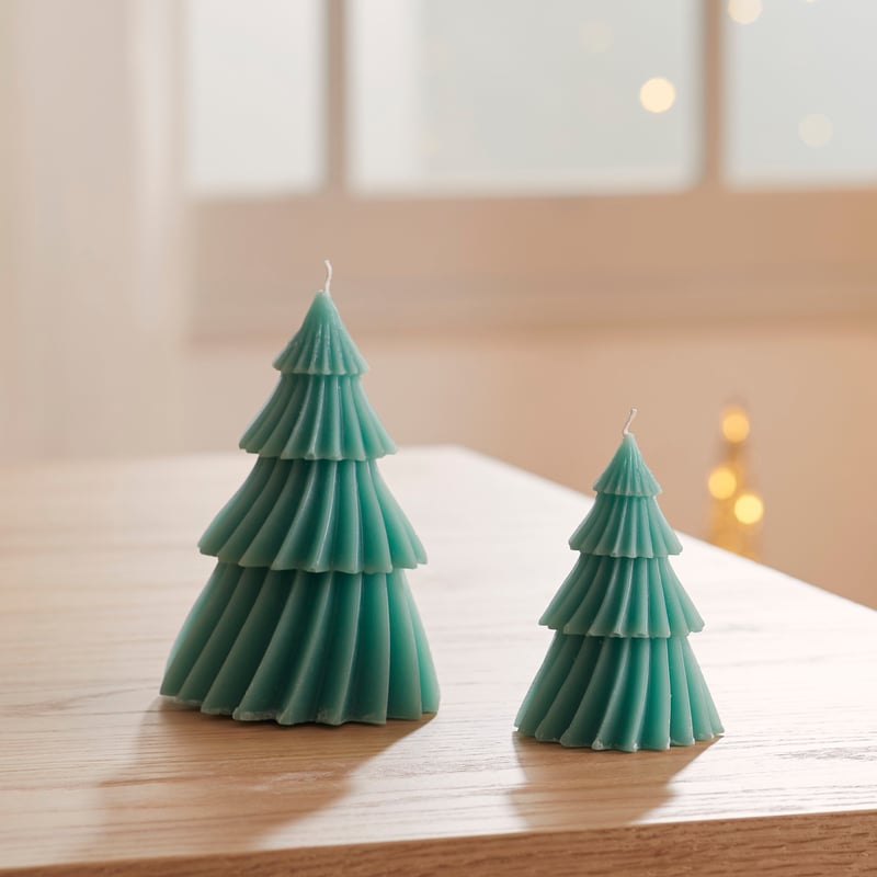 Christmas Tree Green Candle