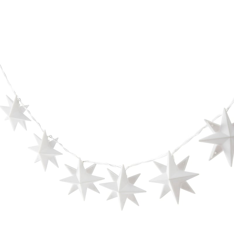 Starburst Christmas Fun White String Lights