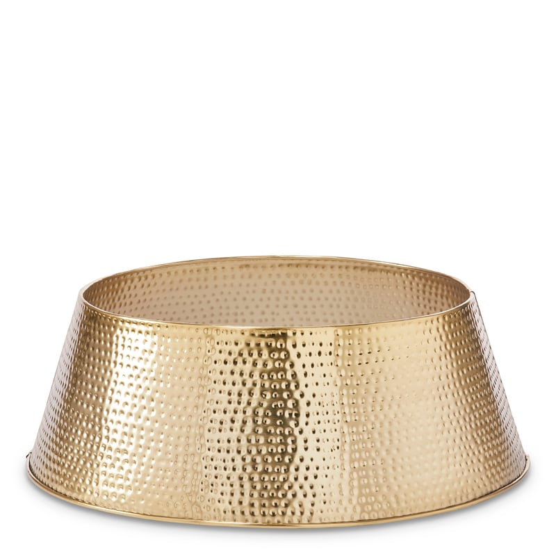 Gold Metal Christmas Tree Skirt