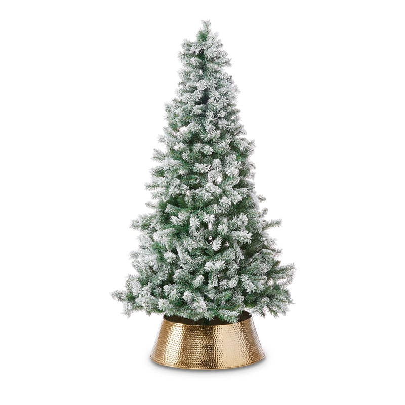 Gold Metal Christmas Tree Skirt