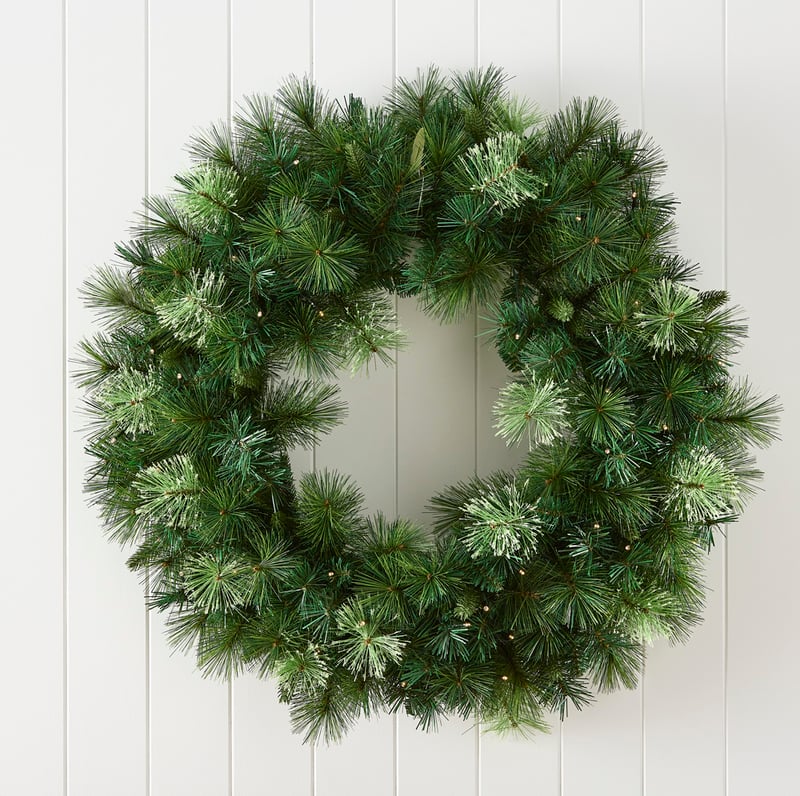 Luxe LED Large Green Wreath