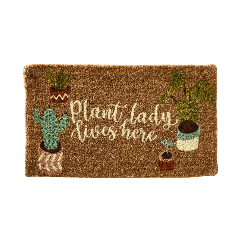 Coir Plant Lady Natural Doormat
