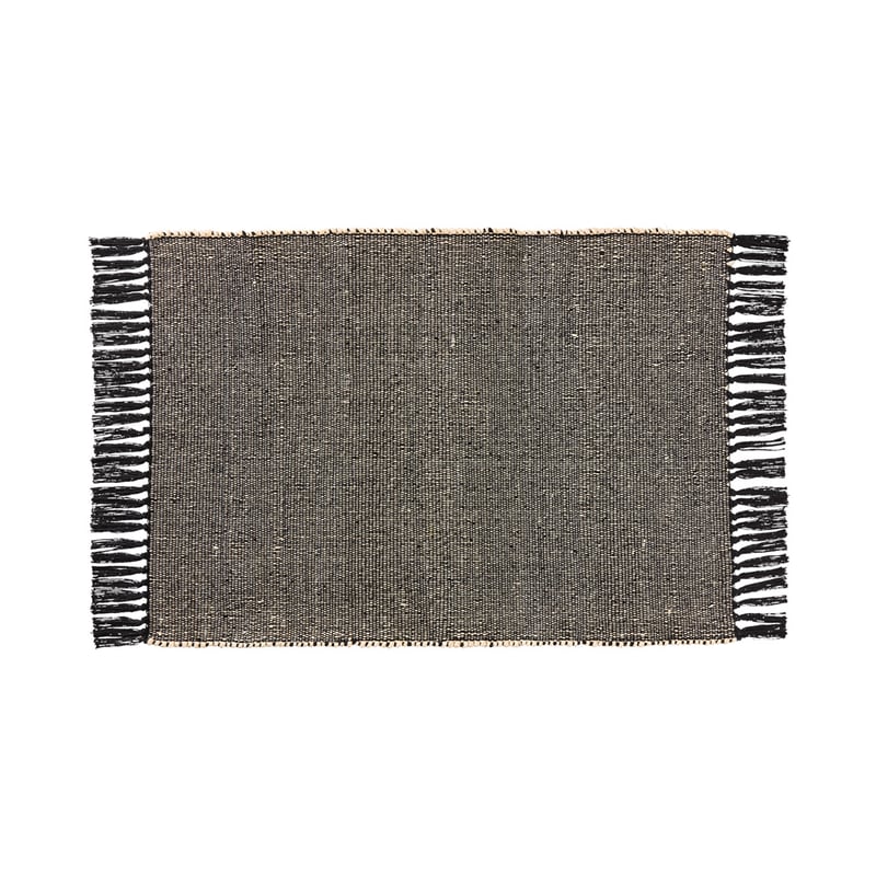Norfolk Black & Natural Indoor Mat
