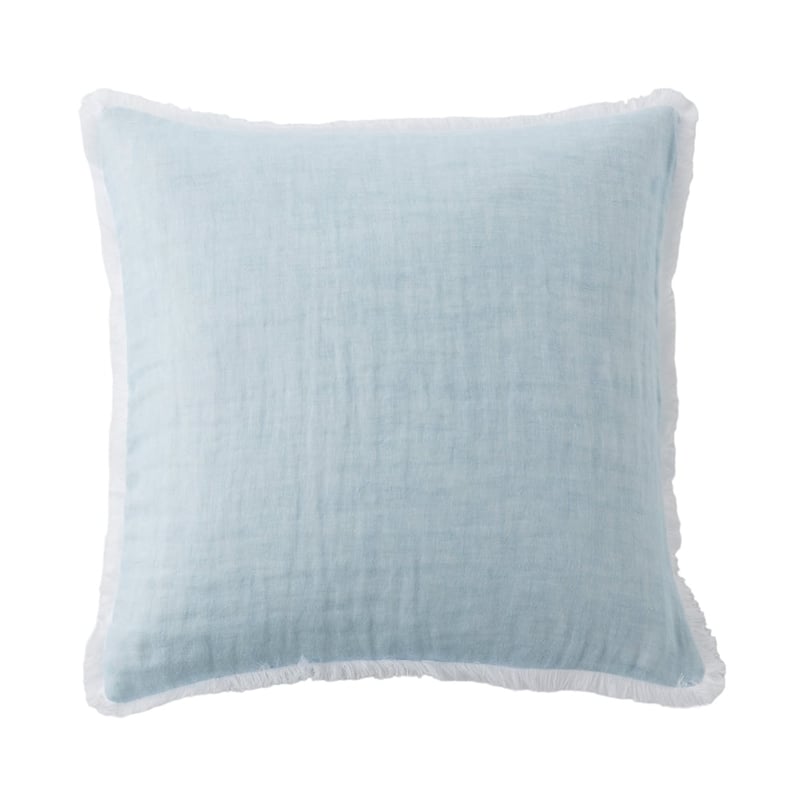 Suri Sky Blue Linen Cushion