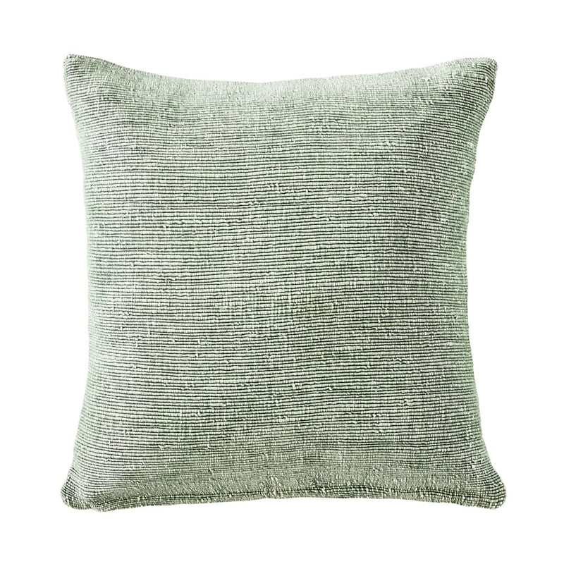 Caspian Green & White Cushion