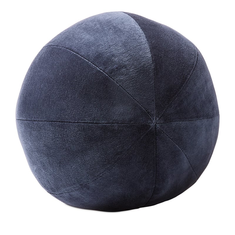 Bombay Navy Ball Velvet Cushion