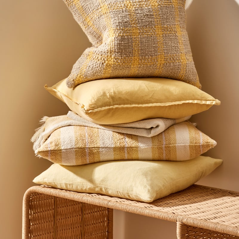 Malmo Lemonade Linen Cushion