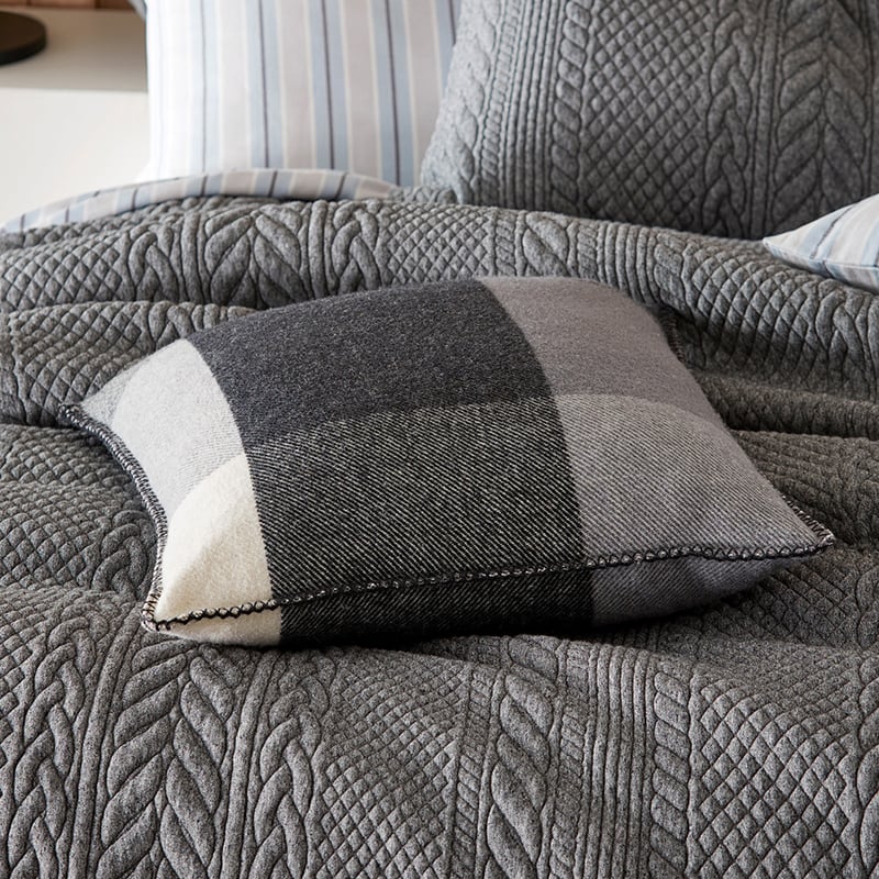 Holland Grey Wool Cushion