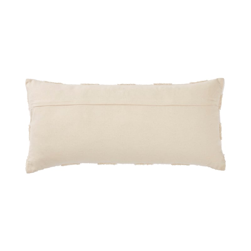 Niland Natural & White Check Cushion
