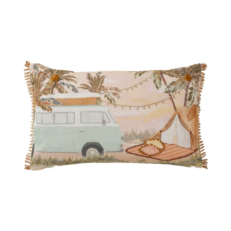 Glamping Pink Sunset Cushion
