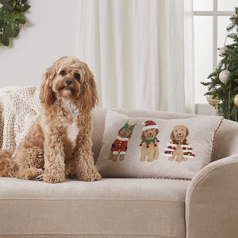 Festive Cavoodle Cushion