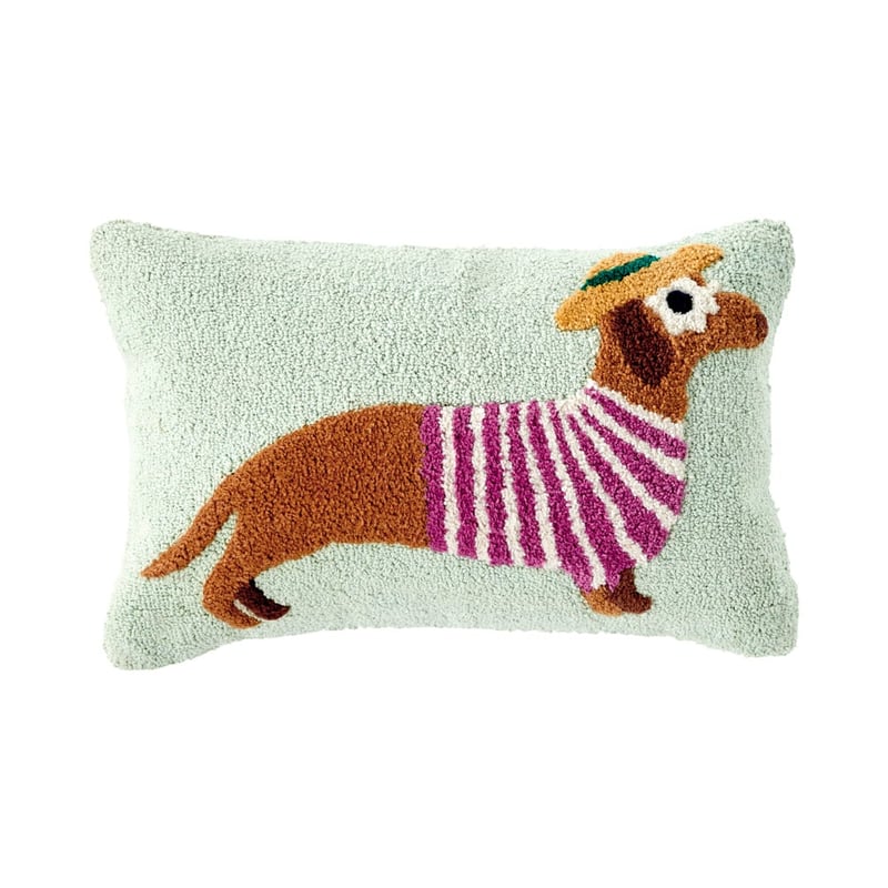 Summertime Dachshund Mint Cushion