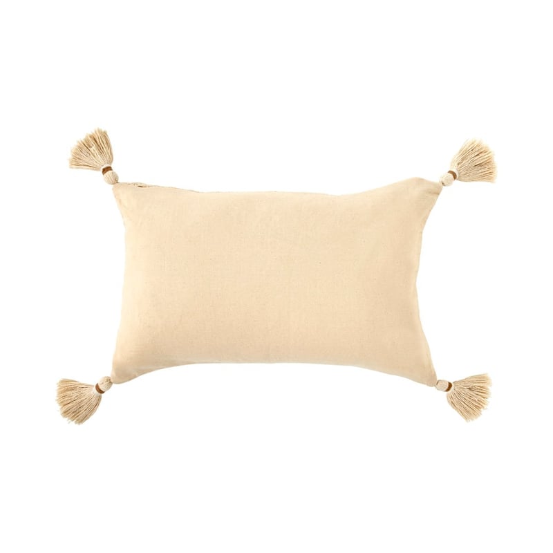 Festive White Cushion