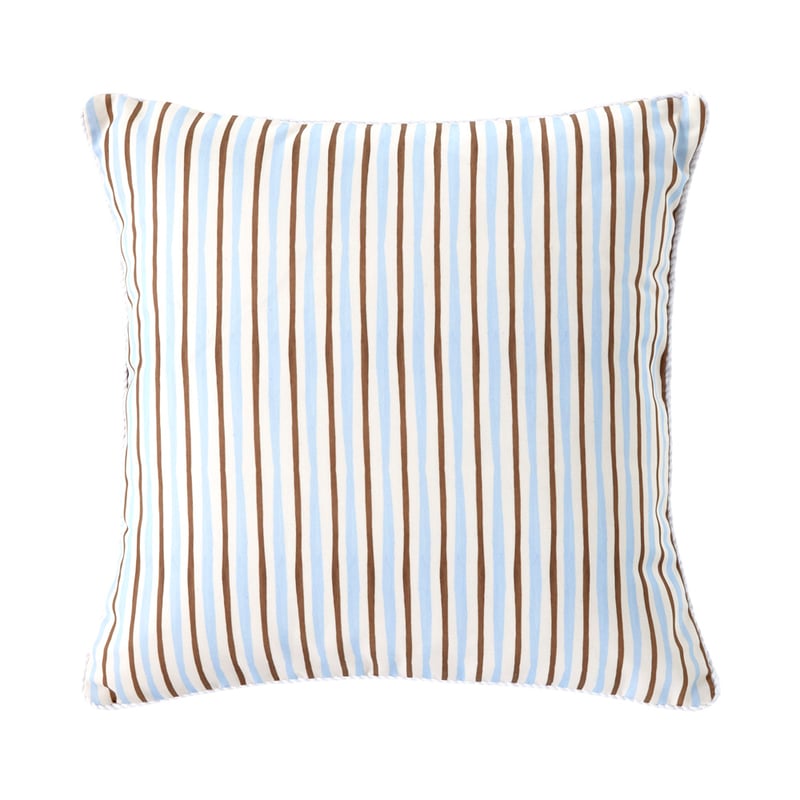 Outdoor Blue Palm Cushion