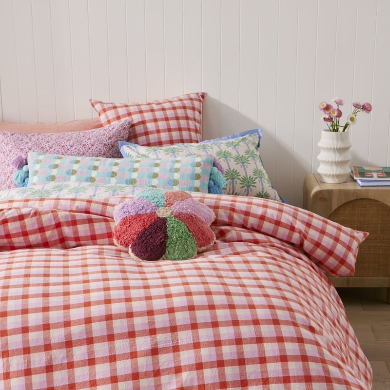 Panama Geo Blue Long Cushion