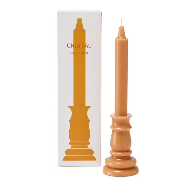 Chateau Mustard Pillar Candle