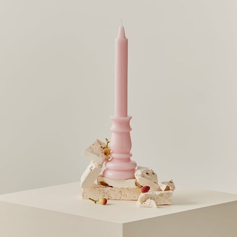 Chateau Soft Lilac Pillar Candle