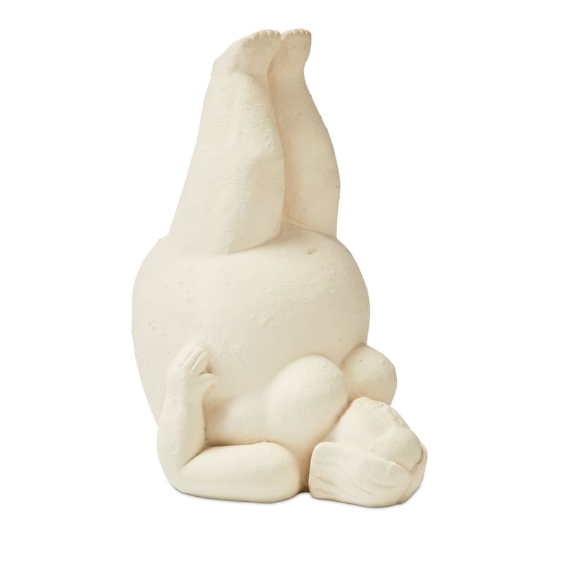 Yoga Romulus White Legs Up Statue