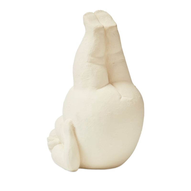 Yoga Romulus White Legs Up Statue