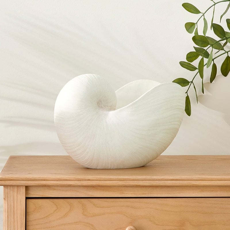 Marine Life Conch Statue