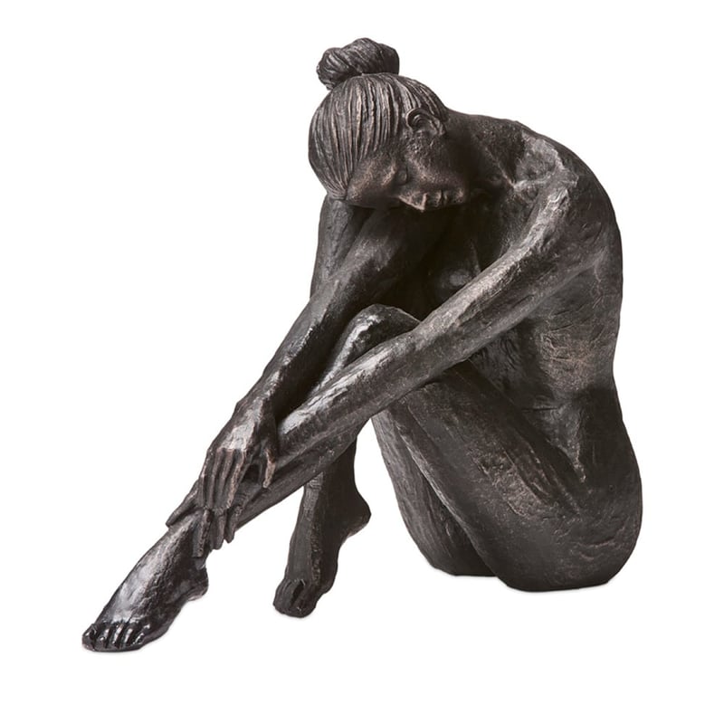 Pas De Deux Bronze Pointing Toes Statue