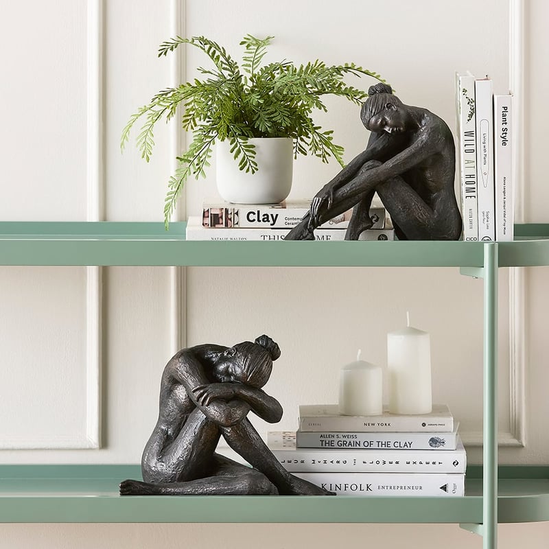 Pas De Deux Bronze Pointing Toes Statue