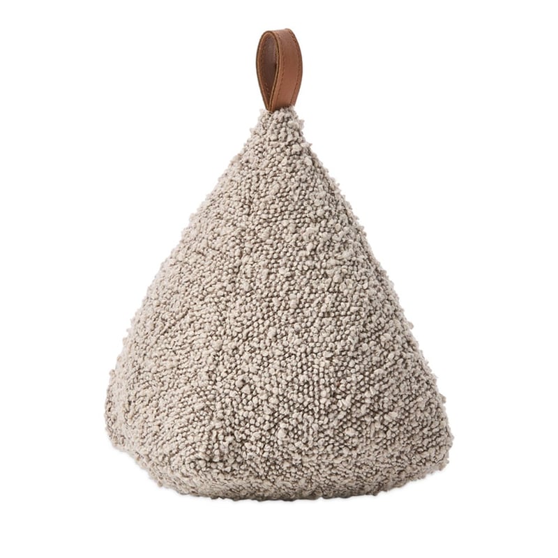 Boucle Dove Door Stop
