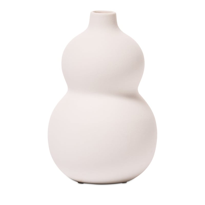 Gourd White Vase