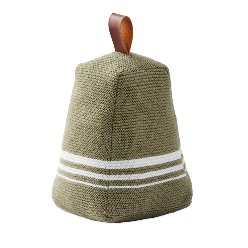 Spencer Green & White Door Stop