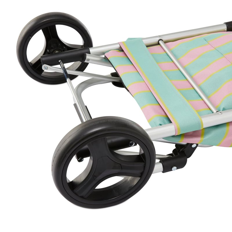 Summer Stripe Shopping Trolley