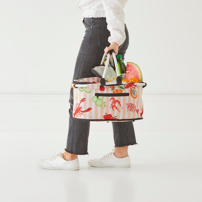 Summer Foodie Market Shopping Basket