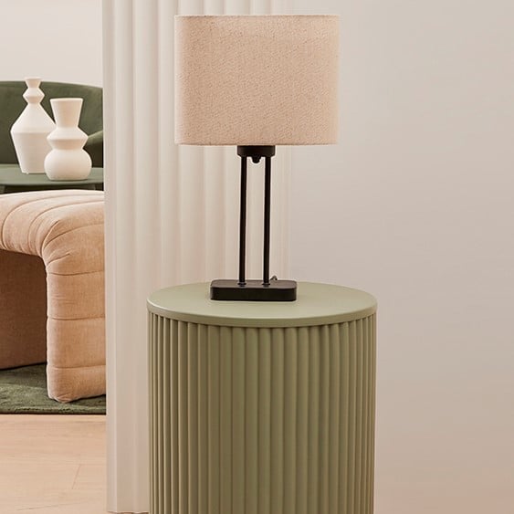 Harlow Black Table Light