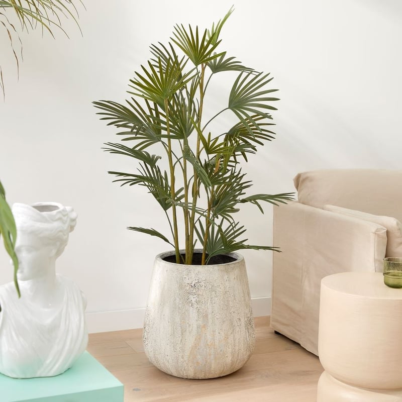 Odyssey Rustic Large White Pot