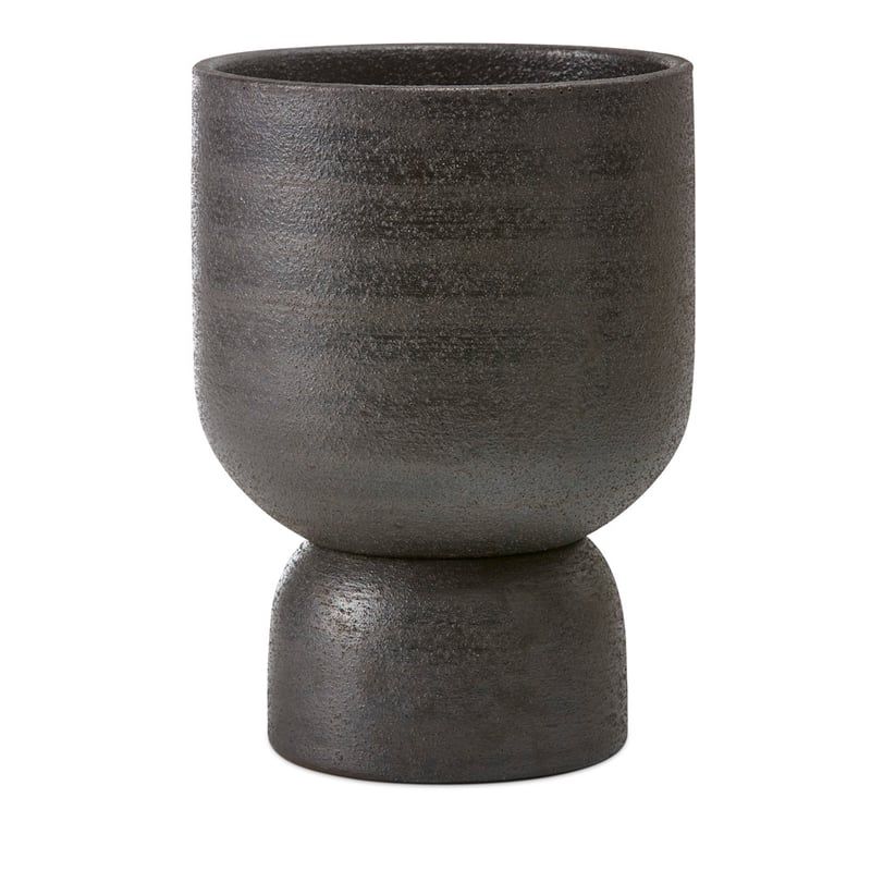 Textured Black Sand Pot 