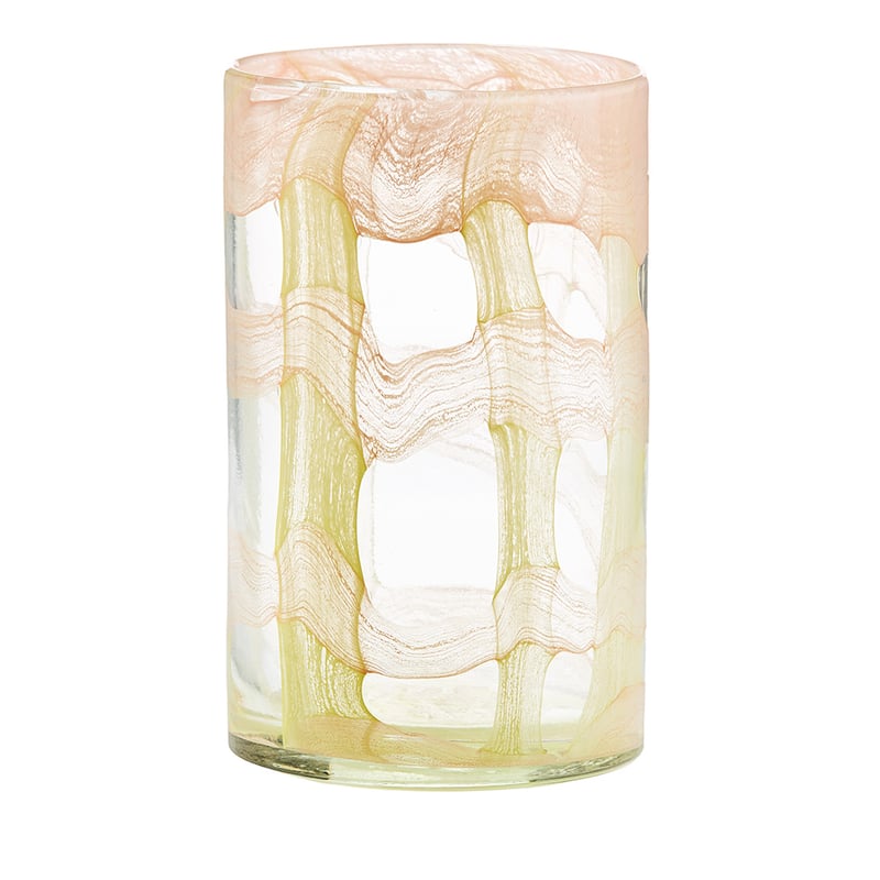 Lattice Orange & Yellow Vase