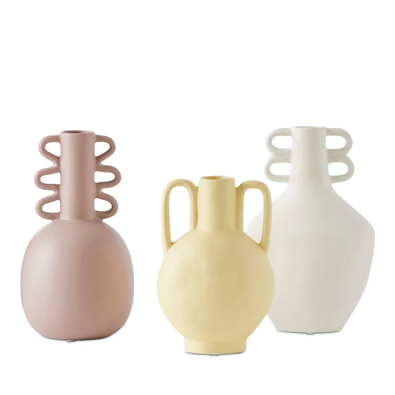 Auris White Vase