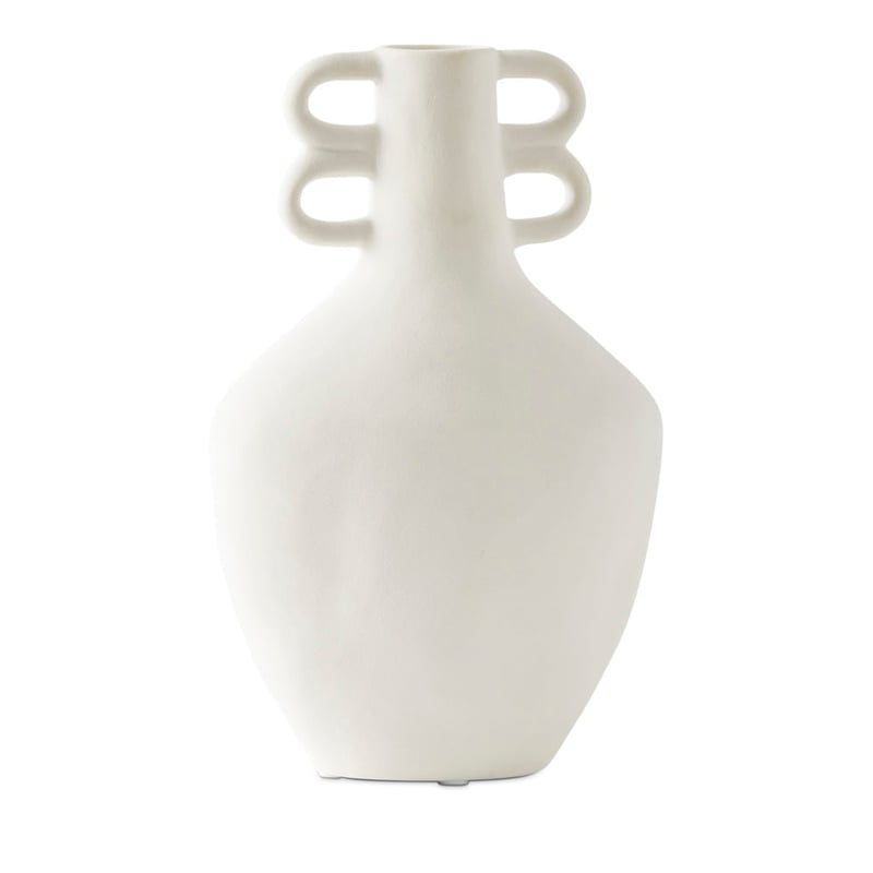 Auris White Vase