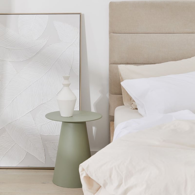 Angular White Vase