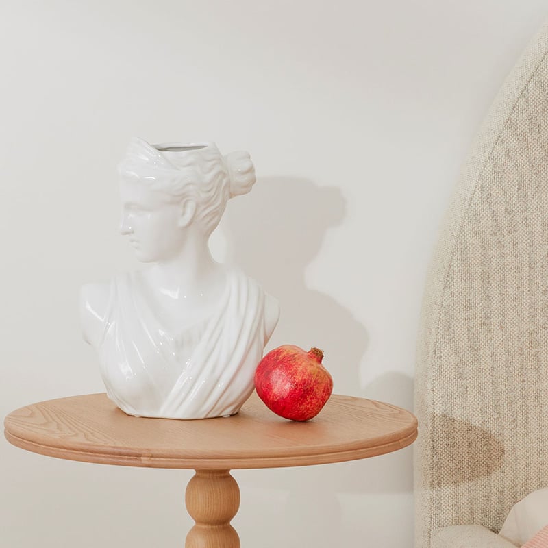 Grecian Venus White Vase