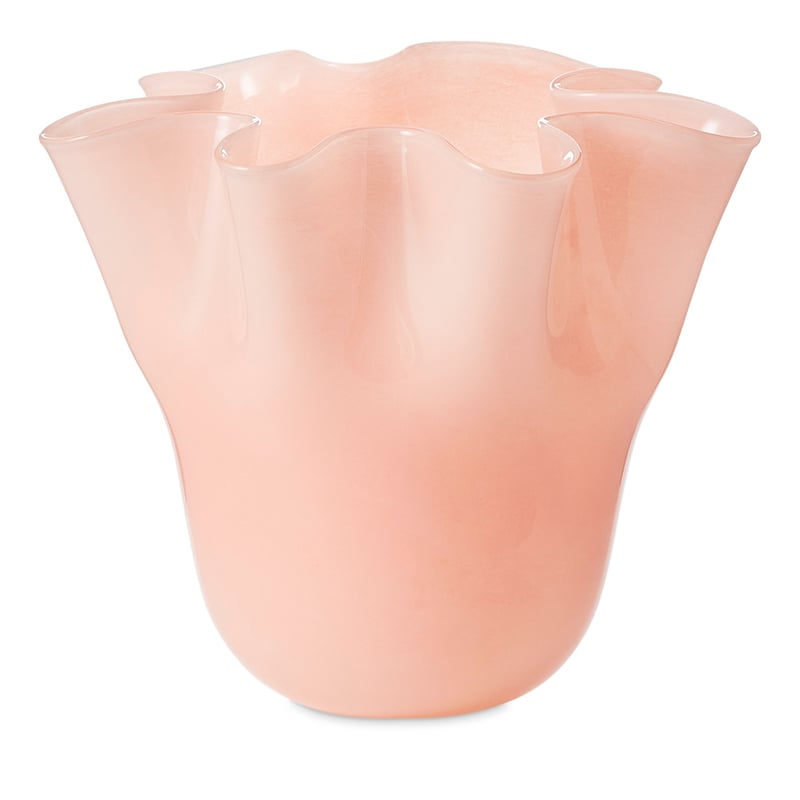 Fluted Pink Vase