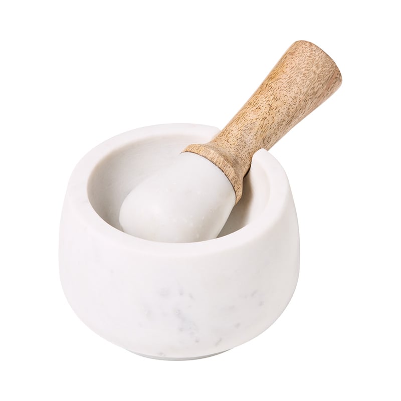 Boston Kitchen White Mortar & Pestle