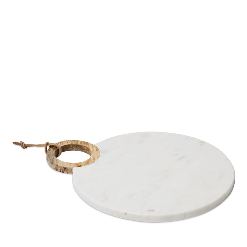 Boston Kitchen White Marble Serving Board