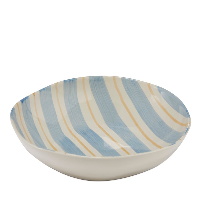 Soho Blue Stripe Servingware