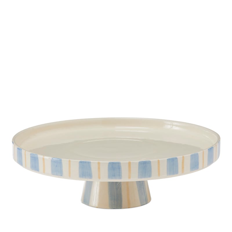 Soho Blue Stripe Servingware