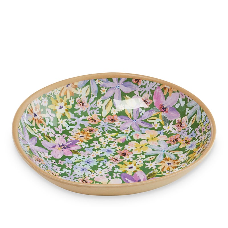 Summer Sorbet Green Floral Melamine Servingware