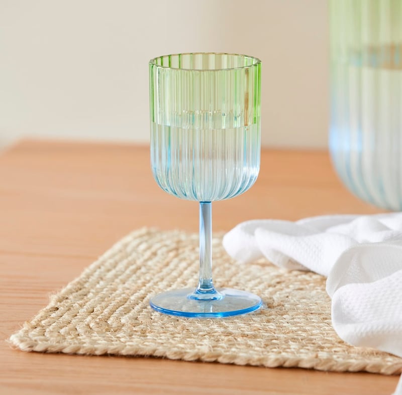 Positano Blue & Green Drinkware