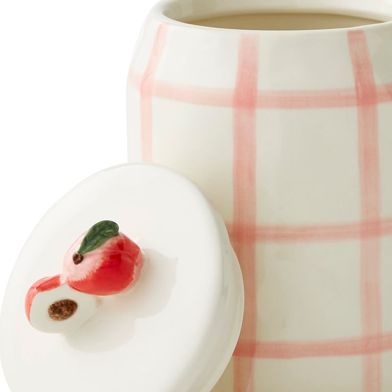 Charli Pink Check Servingware