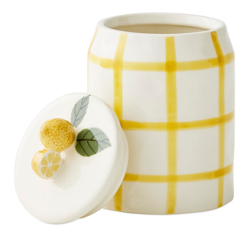 Charli Yellow Check Servingware